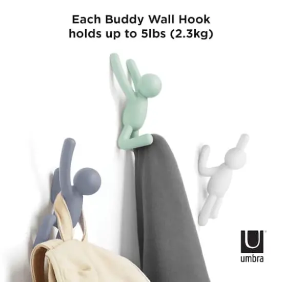 Buddy Wall Hooks, 3ct. Assorted {4}