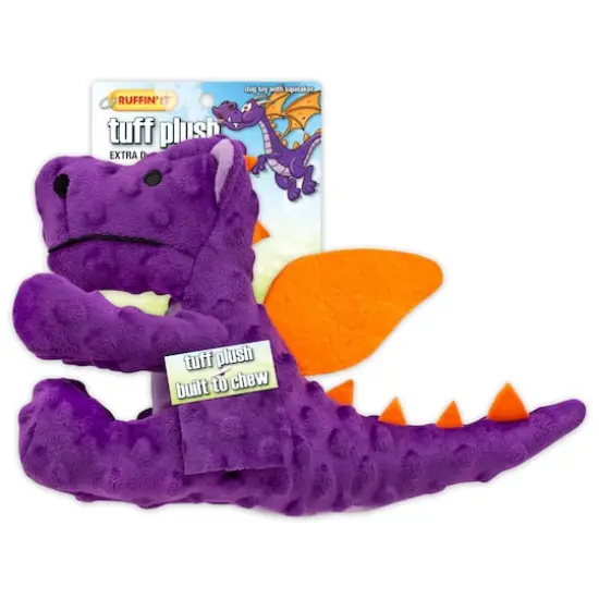 Ruffin' It&trade; Tuff Plush Dragon Dog Toy {1}