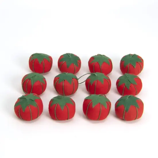 Dritz&reg; 1" Red Tomato Pin Cushions, 12ct. {3}