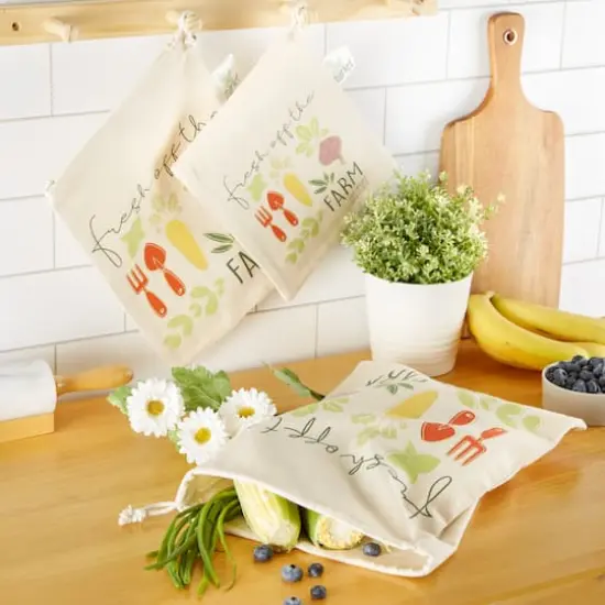 Farm Fresh Market Produce Bags Set {4}