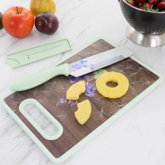 Gibson Elite&reg; Lavender Cottage 3-Piece Knife Cutlery Set in Floral {6}