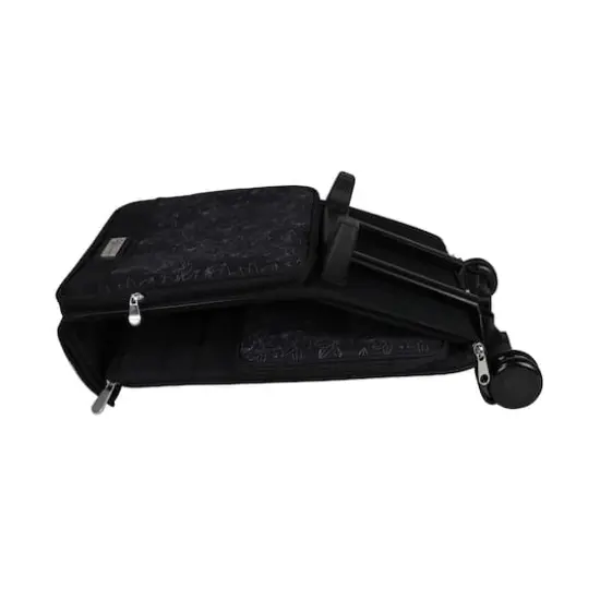Everything Mary Black & White Rolling Craft Bag {4}