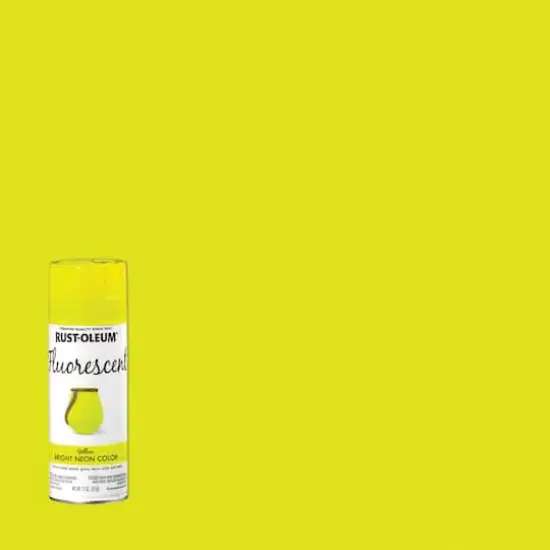 Rust-Oleum&reg; Fluorescent Spray Paint Yellow {4}