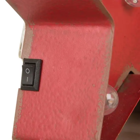 Glitzhome&reg; 7.5" Marquee LED Star Stocking Holder {8}