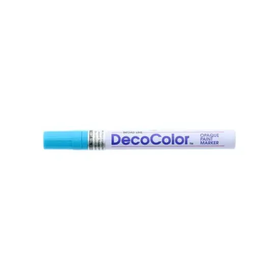 Decocolor&trade; Broad Paint Marker Light Blue {3}