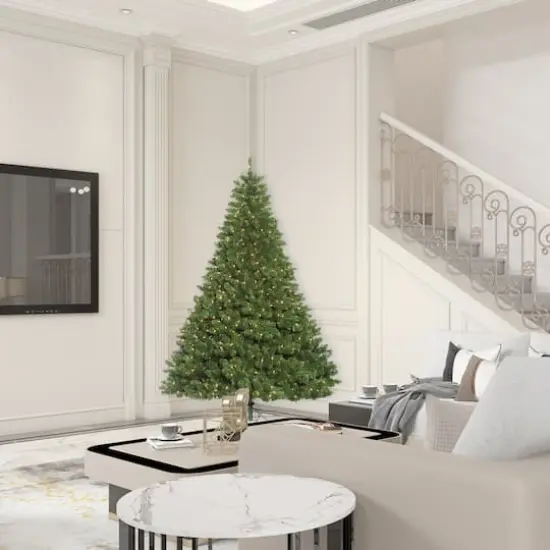 6.5ft. Pre-Lit Oregon Fir Artificial Christmas Tree, Clear Dura-Lit&reg; Lights {3}