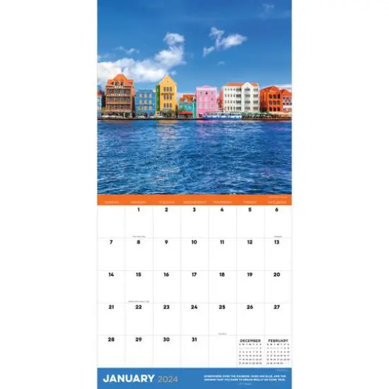 TF Publishing 2024 Destination: Rainbow Wall Calendar {4}