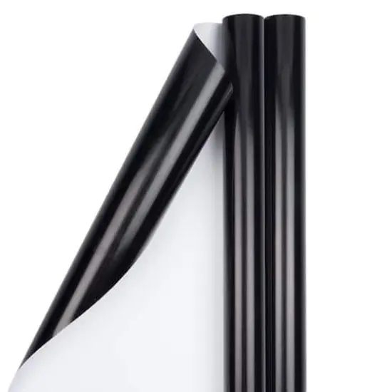 JAM Paper Glossy Gift Wrap, 2ct. Black {1}