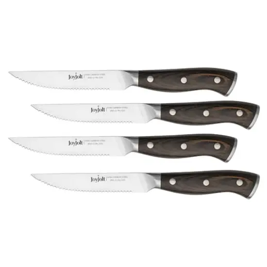 JoyJolt&reg; 4-Piece High Carbon Steel Steak Knives {1}