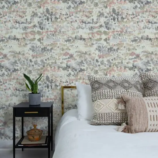 Surface Style Water Coloring Peel & Stick Wallpaper Sandcastle {10}