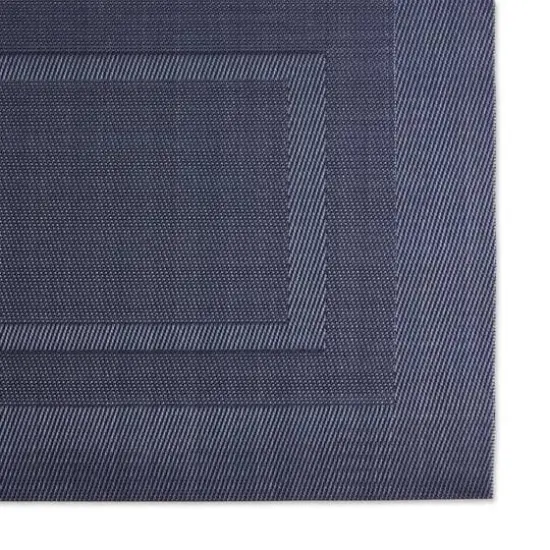 DII&reg; Vinyl Doubleframe Placemats, 6ct. Stonewash Blue {4}