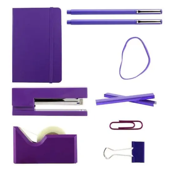 JAM Paper Complete Desk Kit Purple {4}
