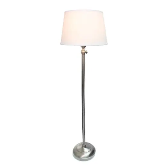 Lalia Home Brushed Nickel Extendable Lamp Set {10}