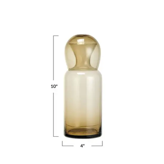Hello Honey&reg; Glowing Amber Glass Carafe Set {6}