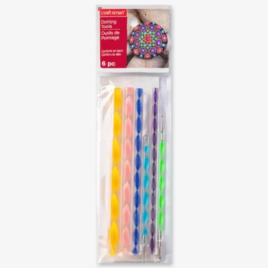 Mandala Dotting Tools with Colorful Handles by Craft Smart&reg;, 6ct. {4}