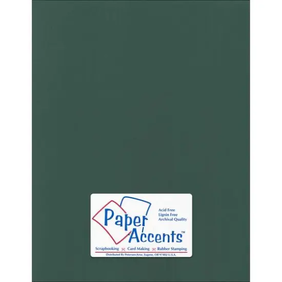 PA Paper&trade; Accents 8.5" x 11" 80lb. Canvas Cardstock Paper, 25 Sheets Pine Forest {1}