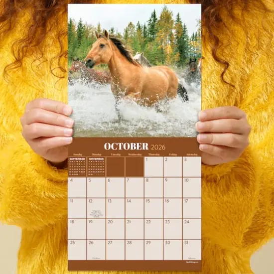2026 Horses Mini Calendar {5}