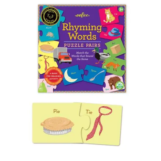 eeBoo Rhyming Puzzle Pairs {3}