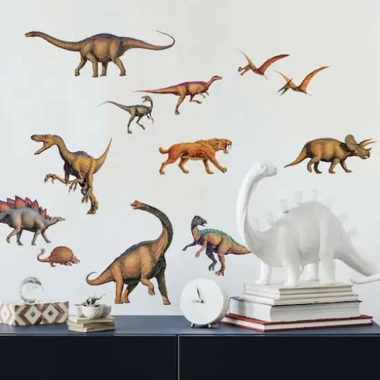 RoomMates Lifelike Dinosaurs Peel & Stick Wall Decals {1}