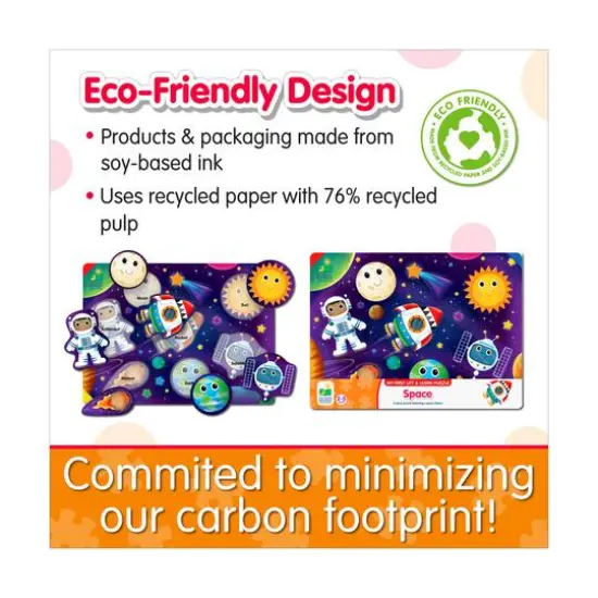 My First Lift & Learn Puzzle - Space: 8 Pcs {7}