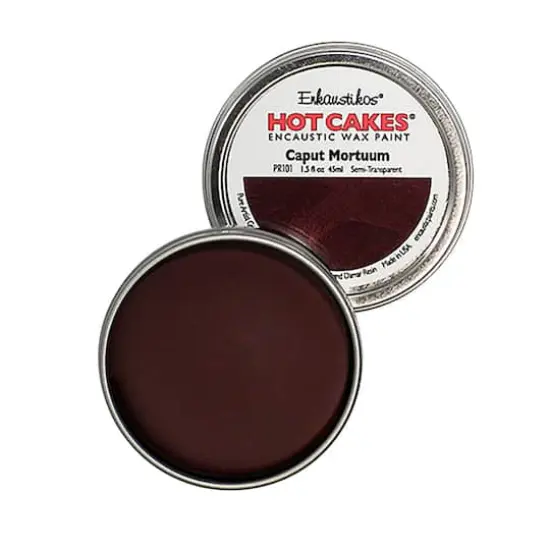 Enkaustikos&reg; Hot Cakes&reg; Encaustic Wax Paint, 1.5oz. Caput Mortuum {1}
