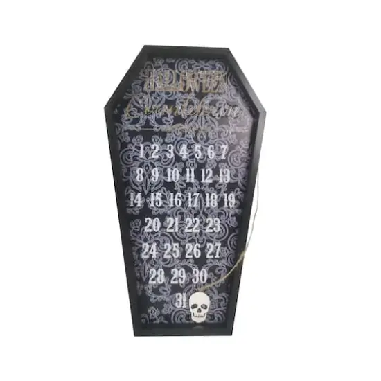 20" Halloween Coffin Countdown Tabletop Décor by Ashland® {1}