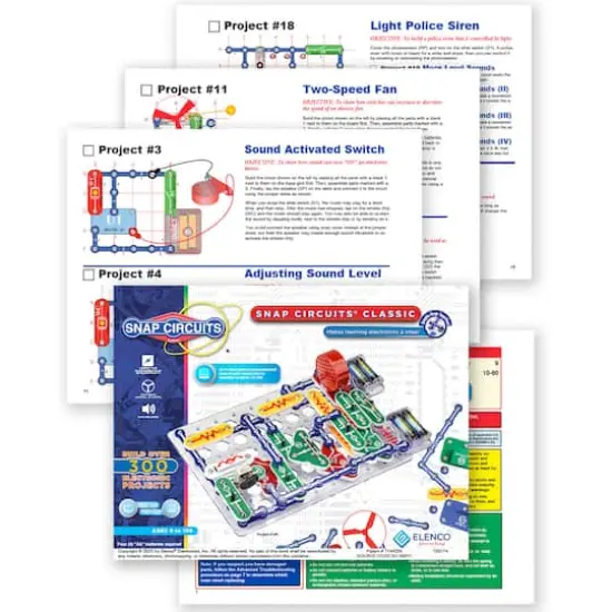 Elenco&reg; Snap Circuits&reg; SC-300 Exploration STEM Educational Kit {4}