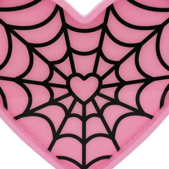 15.5" Pink Web Heart Tray by Ashland&reg; {3}