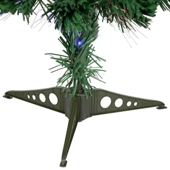 2ft. Pre-Lit Color Changing Fiber Optic Artificial Christmas Tree {7}