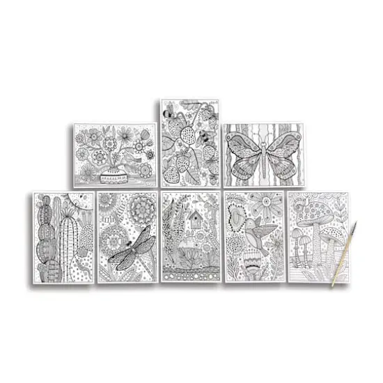 OOLY Hidden Colors Magic Nature Magic Paint Sheets {4}