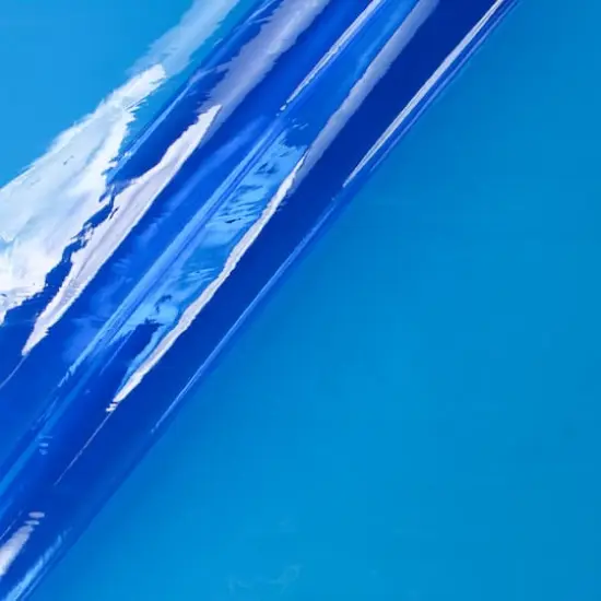 Richloom 12 Gauge Translucent Vinyl Fabric Blue {3}