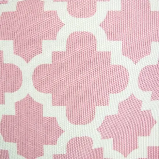 DII&reg; Large Rectangle Lattice Polyester Bin Rose {7}