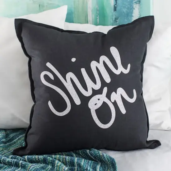 Cricut&reg; 12" x 5ft. Glitter Iron-On Silver {5}