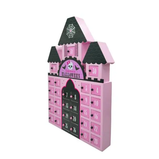 17.5" Pink Castle Halloween Countdown D&eacute;cor by Ashland&reg; {3}