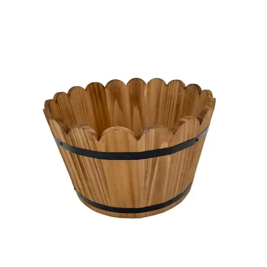11.5" Wood & Metal Barrel by Ashland&reg; {3}