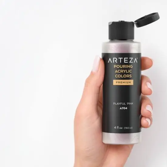 Arteza&reg; 8 Color Iridescent Elixir Tones Acrylic Pouring Paint Set {4}