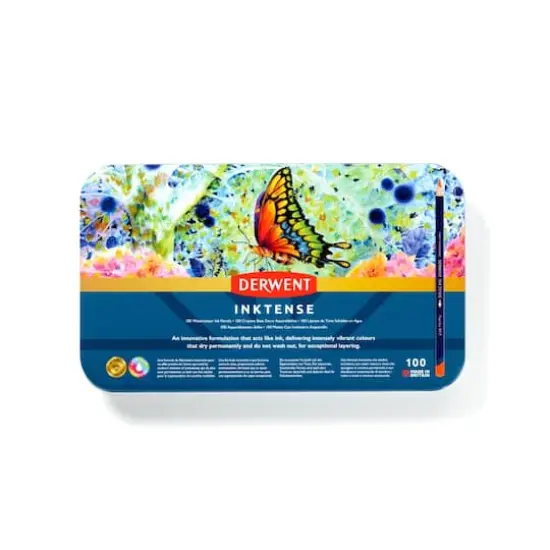 Derwent Inktense 100 Watercolor Ink Pencil Set {1}