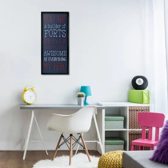 Stupell Industries You Are My Hero Framed Giclee Art Black {3}