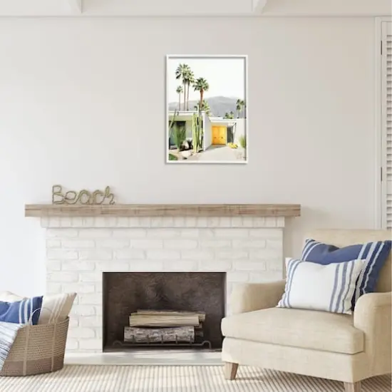 Stupell Industries Palm Springs House Photography Framed Giclee Art White {3}