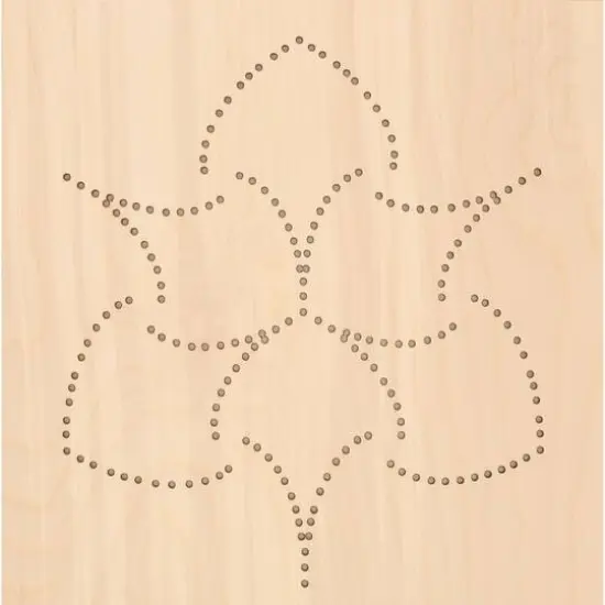 Leisure Arts&reg; Hexagon Stitched String Art Shadow Box Kit {3}
