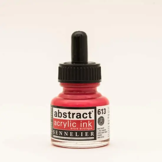 Sennelier Abstract Acrylic Ink, 30mL Cadmium Red Light Hue {1}