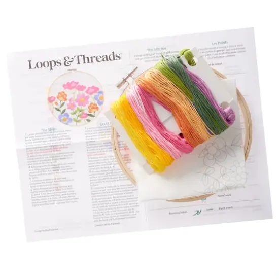 6" Garden Fresh Embroidery Kit by Loops & Threads&reg; {5}