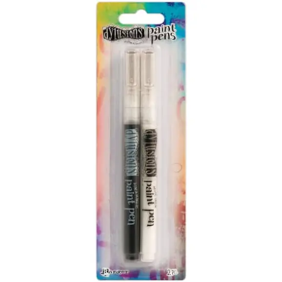 Dylusions Black & White Paint Pens {1}
