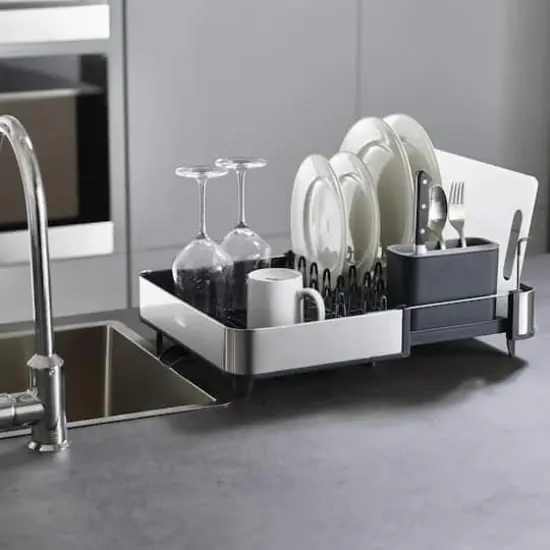 Joseph Joseph Extend Steel Expandable Dish Rack Grey {6}