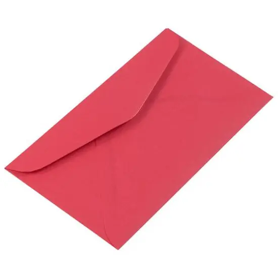 JAM Paper 3.625" x 6.5" Red Premium Commercial Envelopes, 50ct. {4}