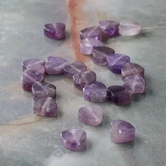 Amethyst Heart Beads, 7.8mm by Bead Landing&trade; {3}