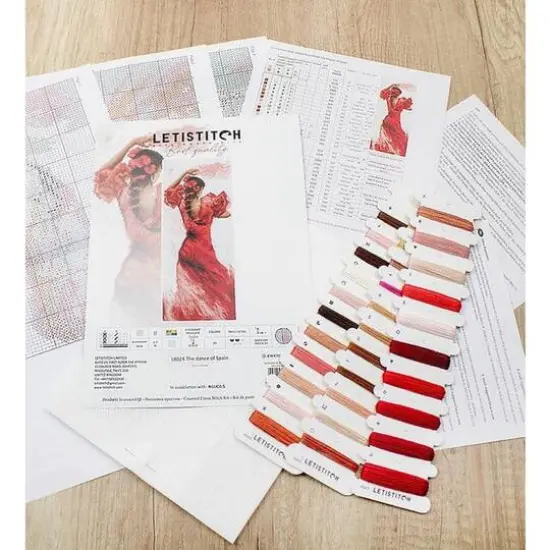 Letistitch Counted Cross Stitch Kit Red Sports Car {7}