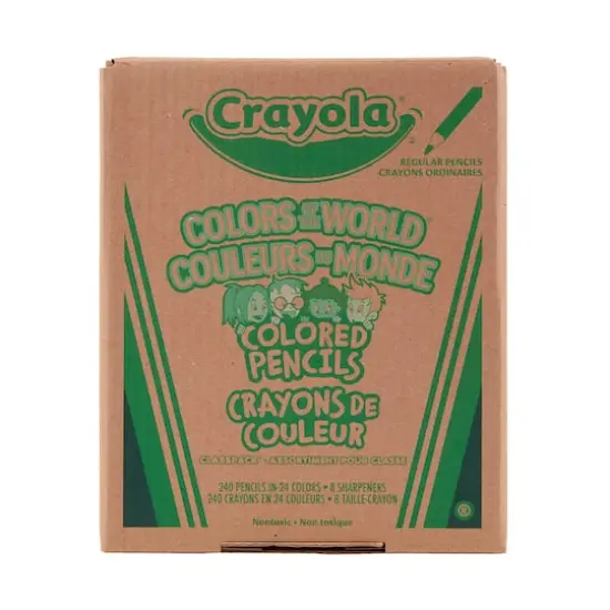 Crayola&reg; 240 Piece Colors of the World Colored Pencils {3}