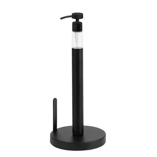 SunnyPoint Paper Towel Holder With Pump Head Black {1}