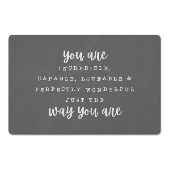 18" x 27" Just the Way You Are Floor Mat {1}